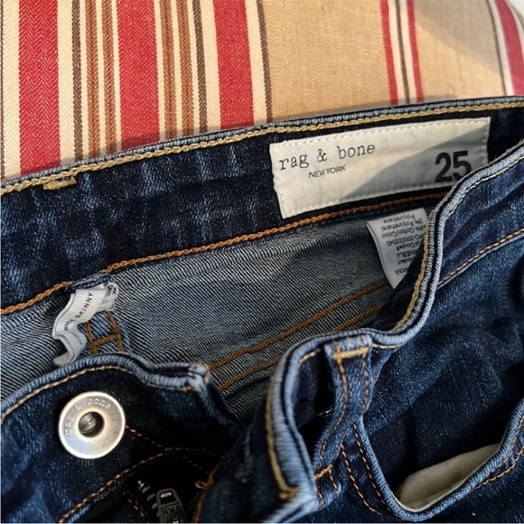 rag & bone Nina High-Rise Skinny - Marine Blue - Picture 4 of 15